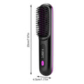 Cordless Hair Straightener Brush LCD Display Cordless Electric Hot