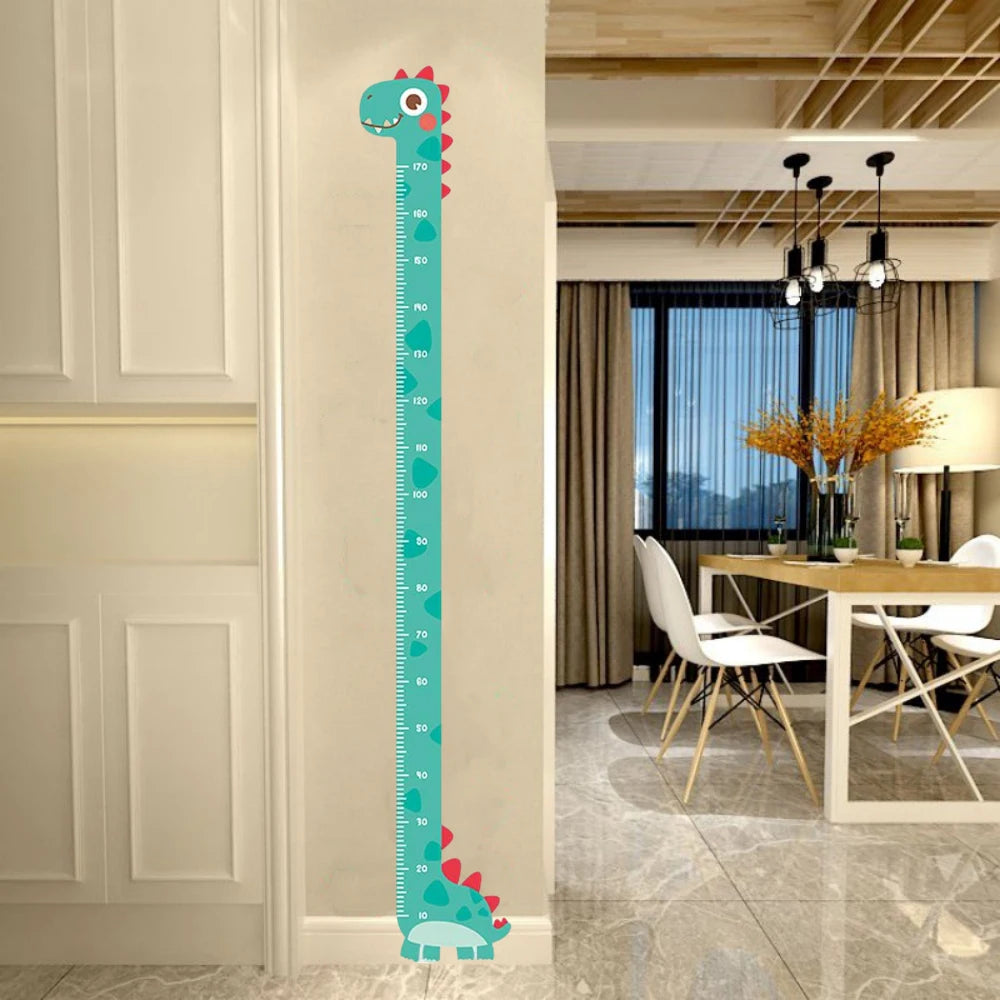 Cute Cartoon Height Sticker Unicorn Dinosaur Giraffe Wall Height