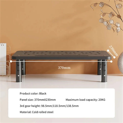 Adjustable computer Rack Telescopic Desk Monitor Holder Elevated PC