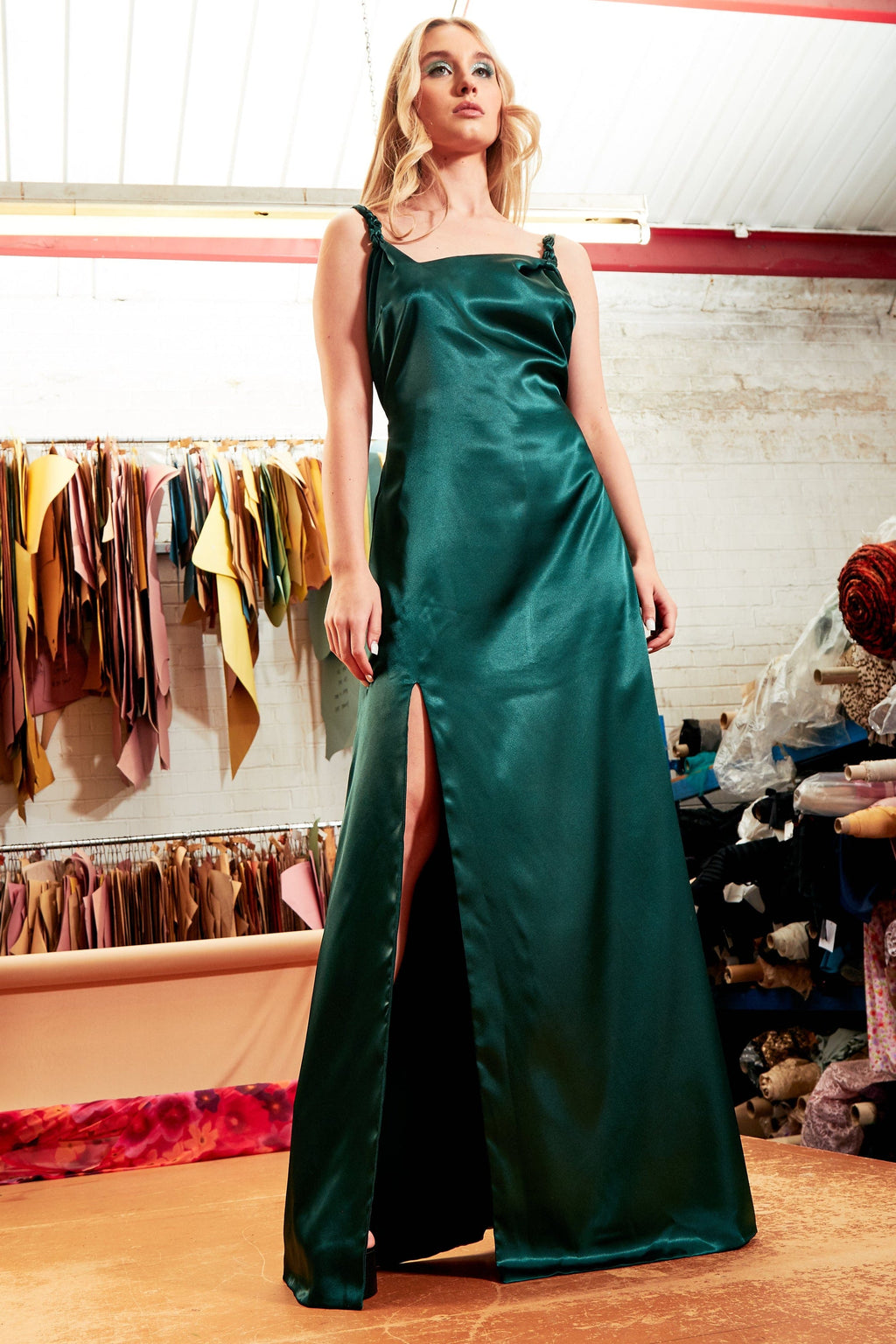 Emerald Green Maxi Dress
