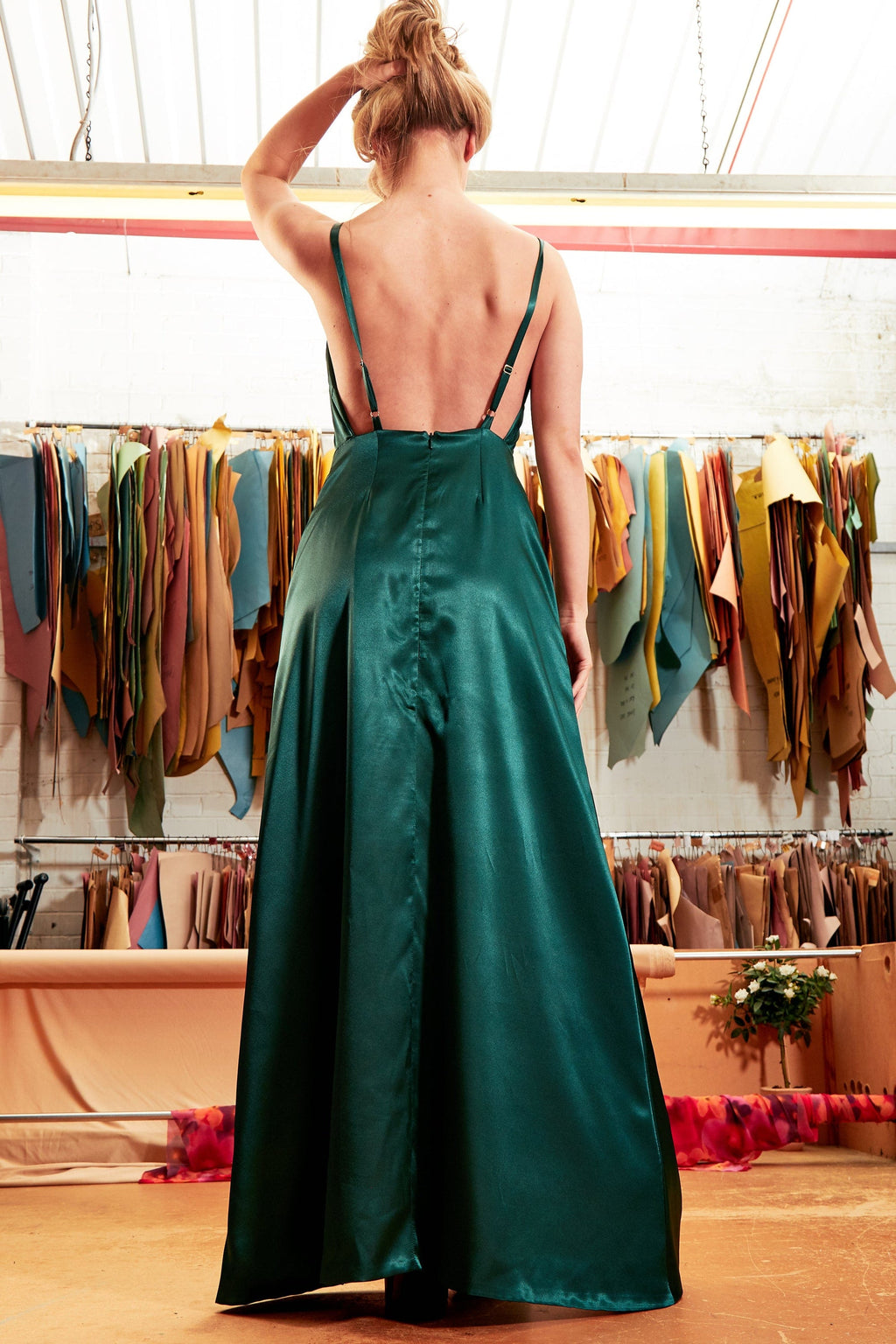 Emerald Green Maxi Dress