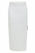 White Bodycon Lace Skirt