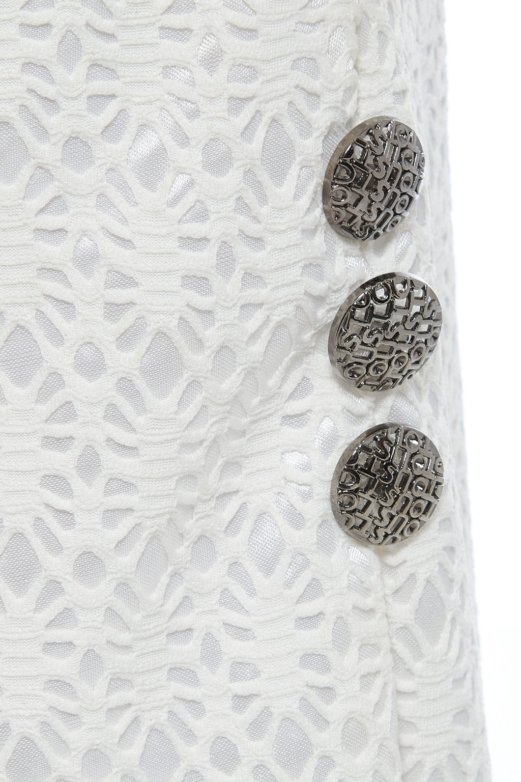 White Bodycon Lace Skirt