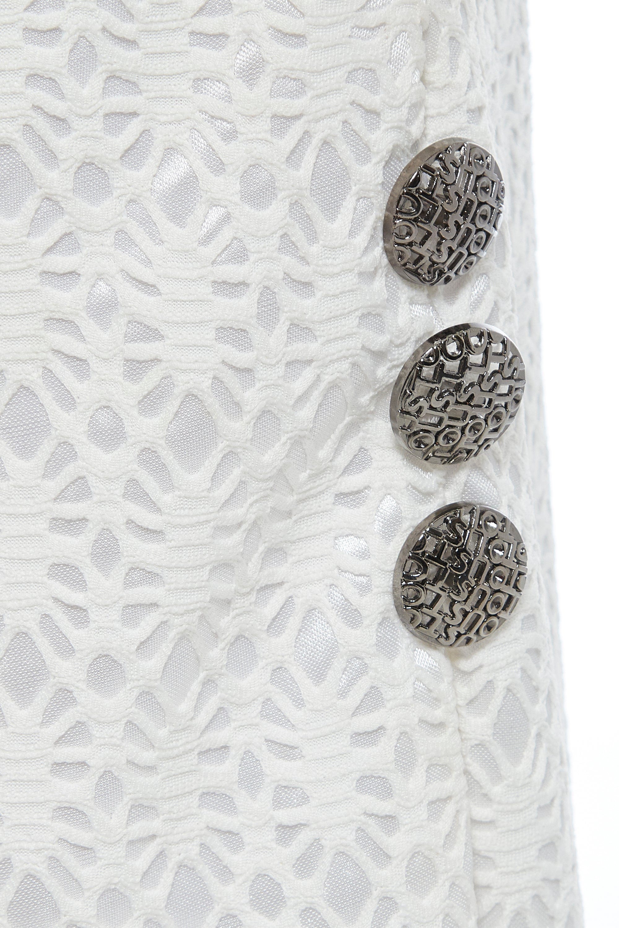 White Bodycon Lace Skirt