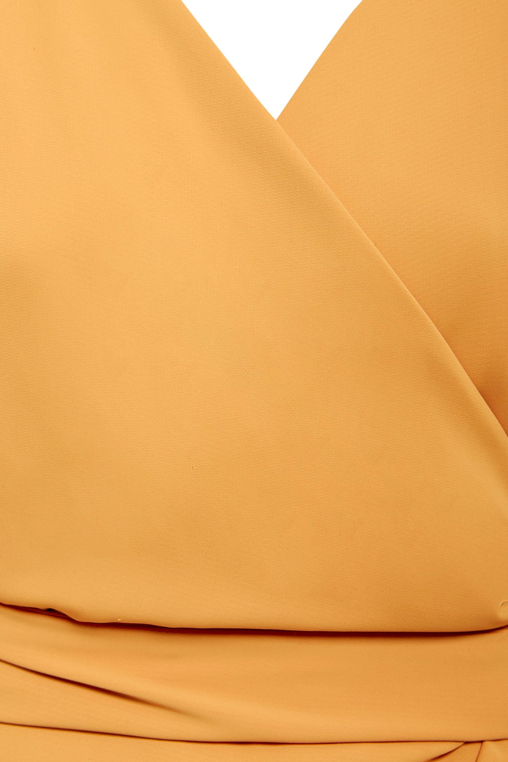 Mustard Wrap Maxi Dress