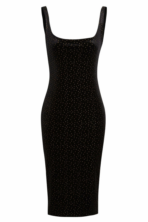 Black Polka Dot Dress