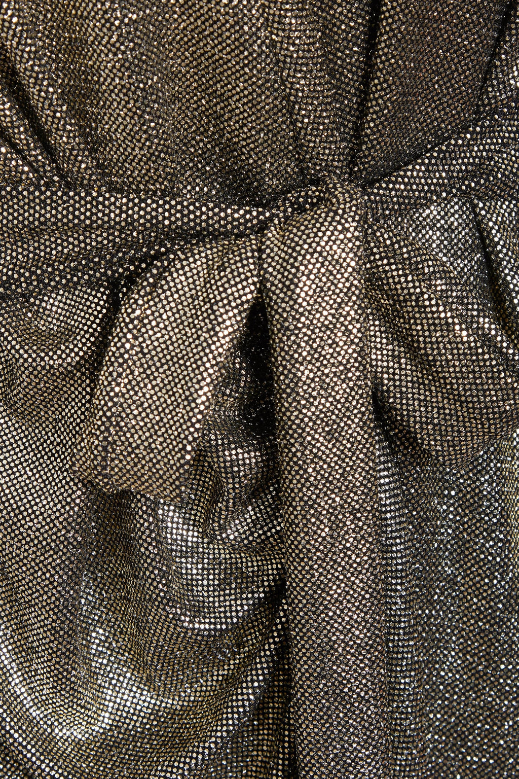Long Sleeve Sequin Wrap Dress