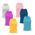 Women's Cotton Rib Tank Tops 3 Pack Assorted