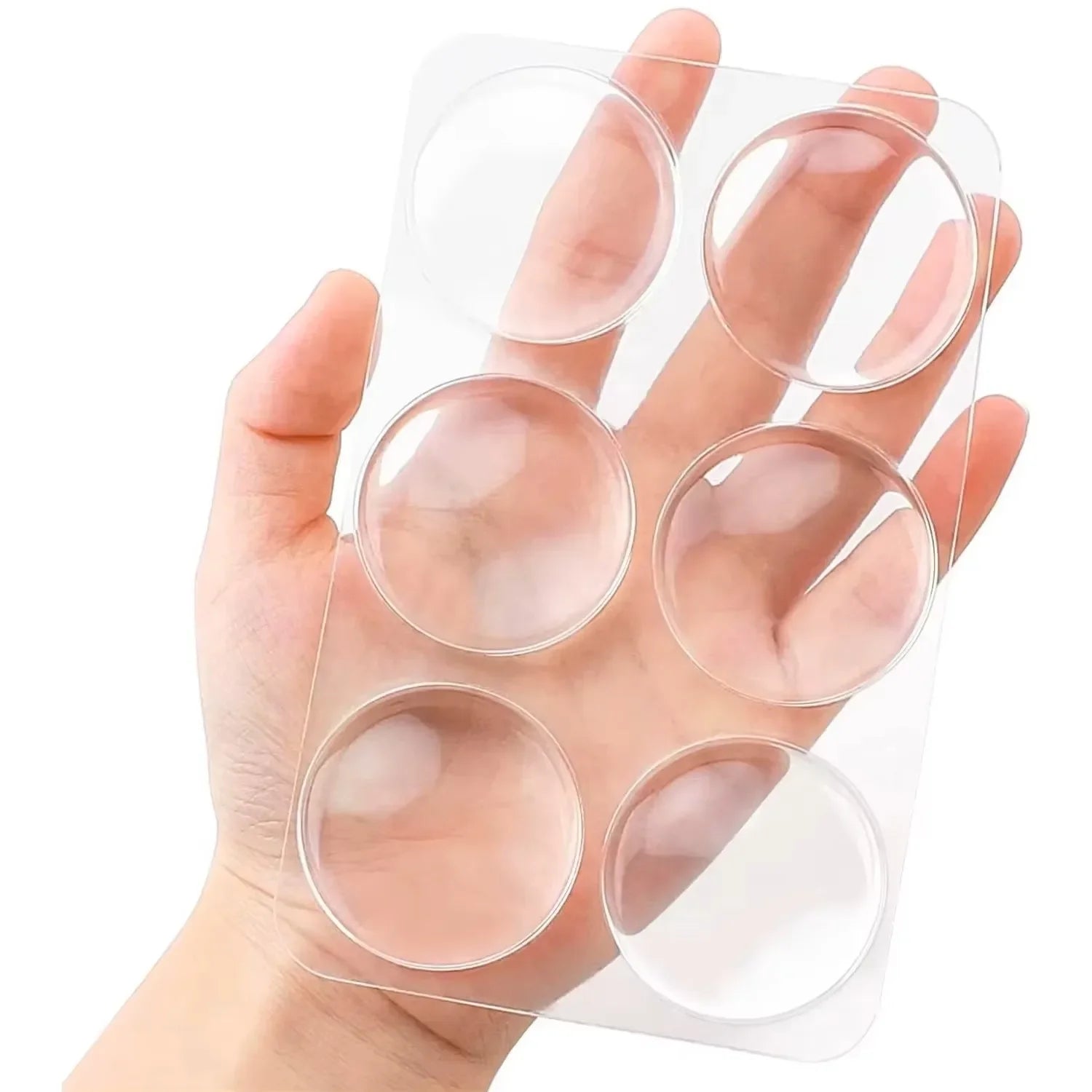 Transparent Soft Silicone Door Stopper Bumper Self-adhesive Stickers
