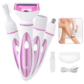 4 In 1 Electric Lady Shaver Body Hair Removal Epilator Painless