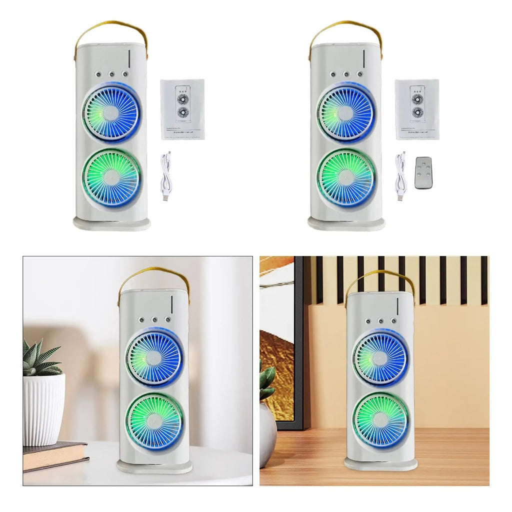 Oscillating Table Fan Portable Desk Fan for Kids Girls Women Office