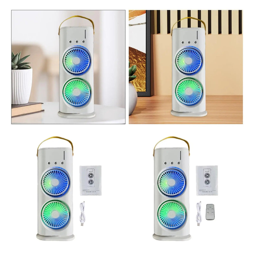 Oscillating Table Fan Portable Desk Fan for Kids Girls Women Office