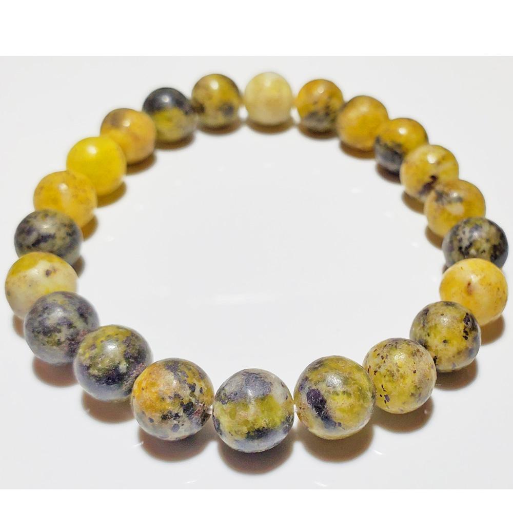 8mm Serpentine Bead Elastic Stretch Bracelet