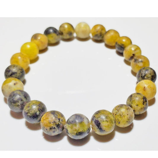 8mm Serpentine Bead Elastic Stretch Bracelet