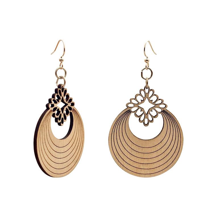 Ornamental Circlet Earrings #1288