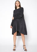 Women's Basic Long Sleeve Crew Neck Dress