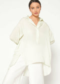 Women's Hi Lo Button Up Shirt Blouse
