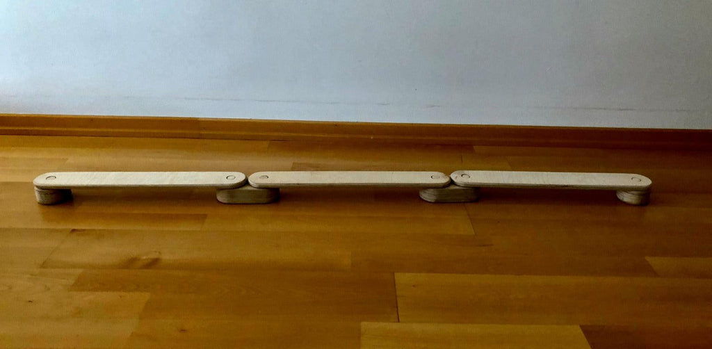 Circular Wooden Balance Beam Set
