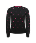 ANEW Golf: Women Monogram Logo Point Pullover Sweater - Black
