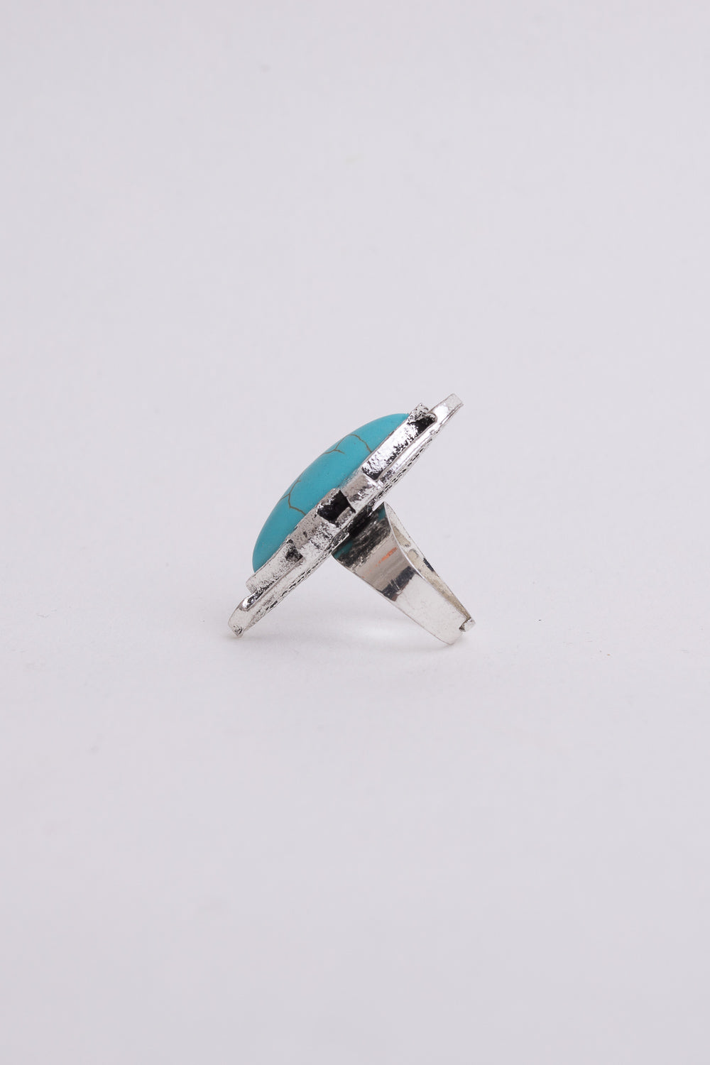 Turquoise Marquise Cut Silver Ring🩵