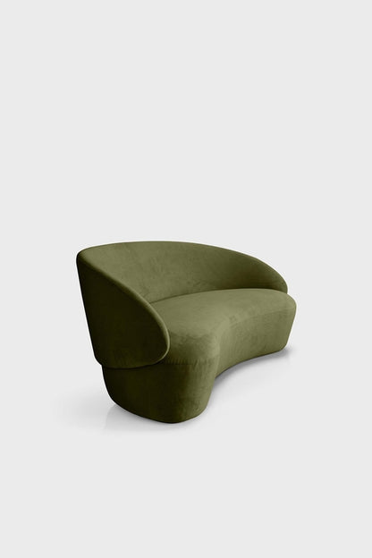 Aquamarine Poppy Naïve Sofa showcasing a modern, plush furniture piece with soft upholstery and clean design.