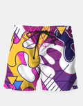 Abstract colorful art Shorts
