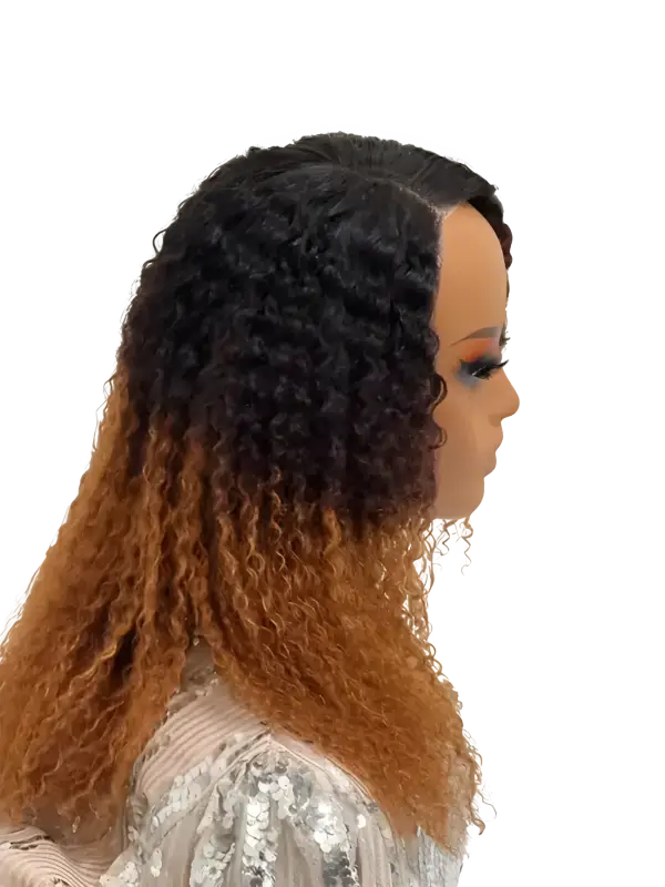Ombre Afro Wig  | Bold & Beautiful Human Hair Curls