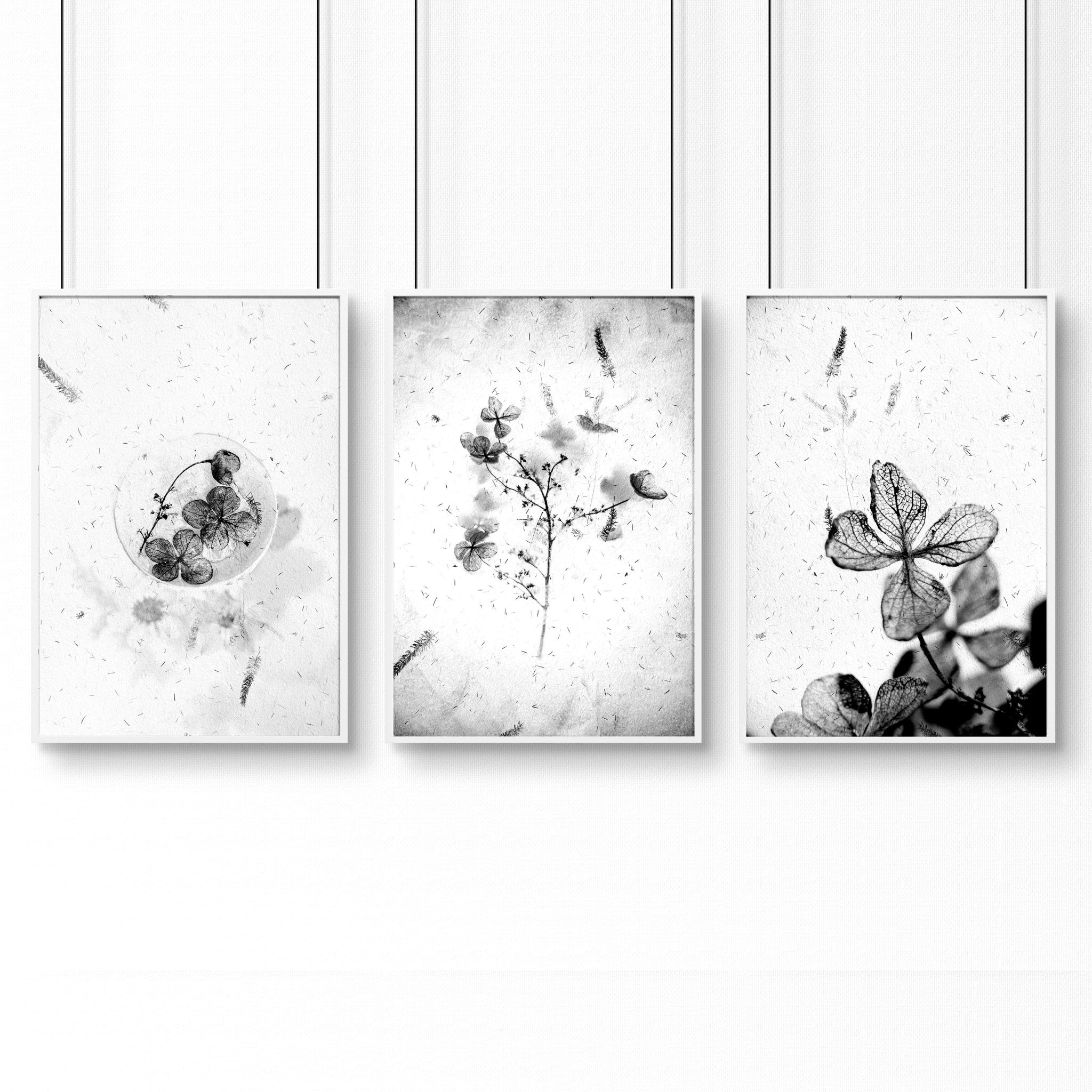 Bedroom art prints | set of 3 framed wall prints