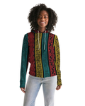 Womens Hoodie - Pullover Hooded Sweatshirt - Graphic/multicolor