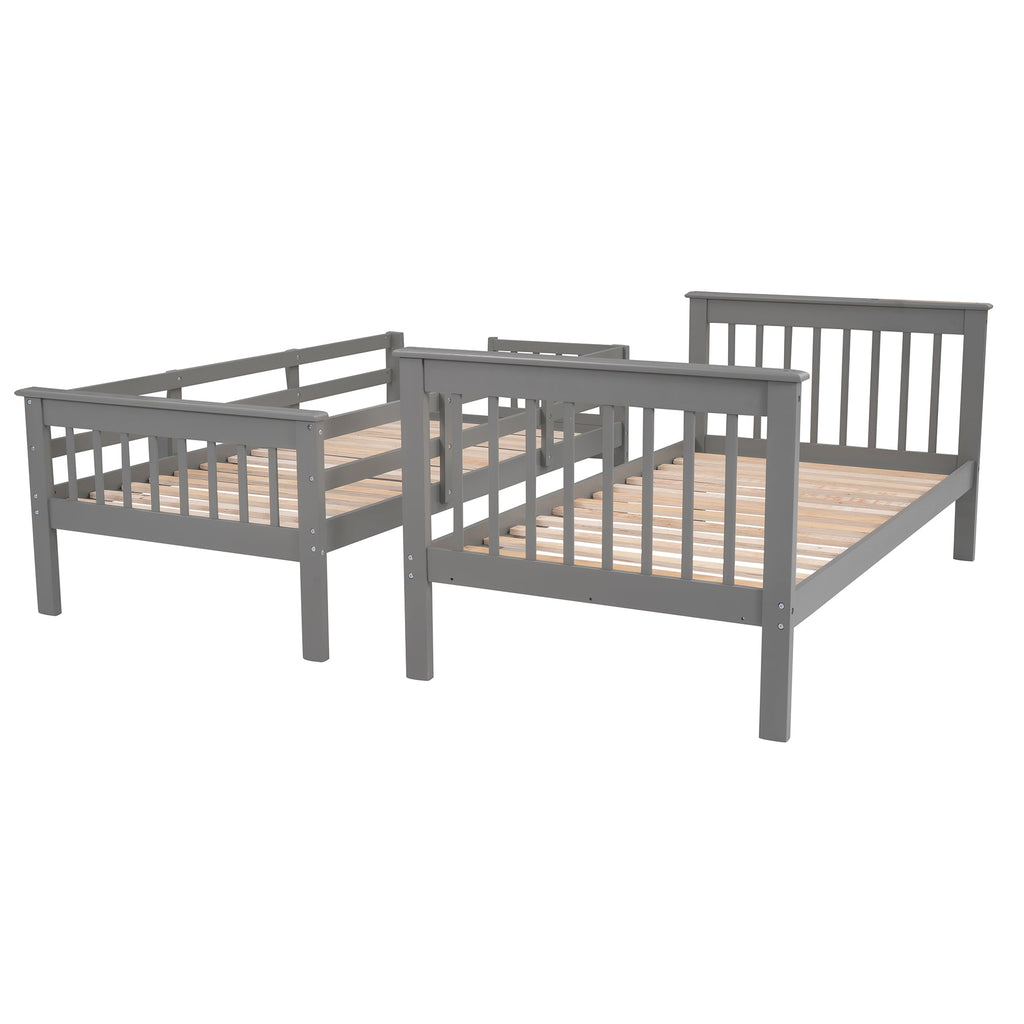 Stairway Twin-Over-Twin Bunk Bed with Three Drawers for Bedroom, Dorm