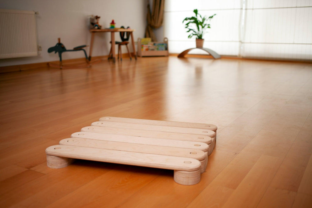 Circular Wooden Balance Beam Set