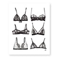Bra Lingerie Art Print