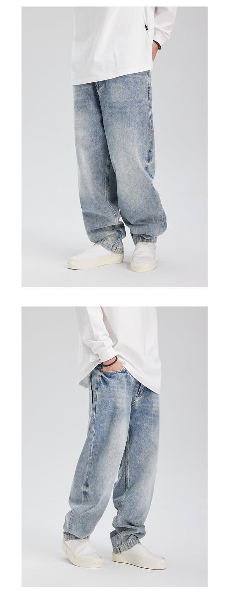 UrbanFade™ Retro Distressed Washed Jeans