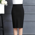 Autumn And Winter Professional Suit Work Skirt Bag Hip Skirt Elastic