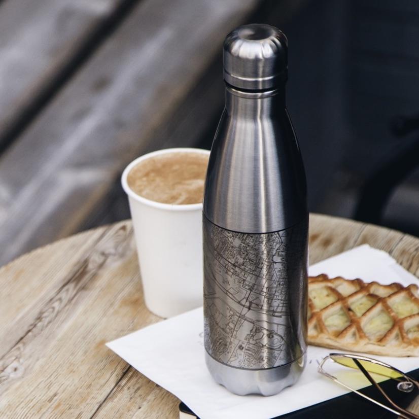 Cormorant Lake - Manitoba Map Insulated Bottle