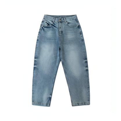 Carmine Juneberry UrbanFade™ Retro Distressed Washed Jeans, casual pants with a faded, worn-in look and distressed details.