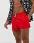 Dark Red Swim Shorts
