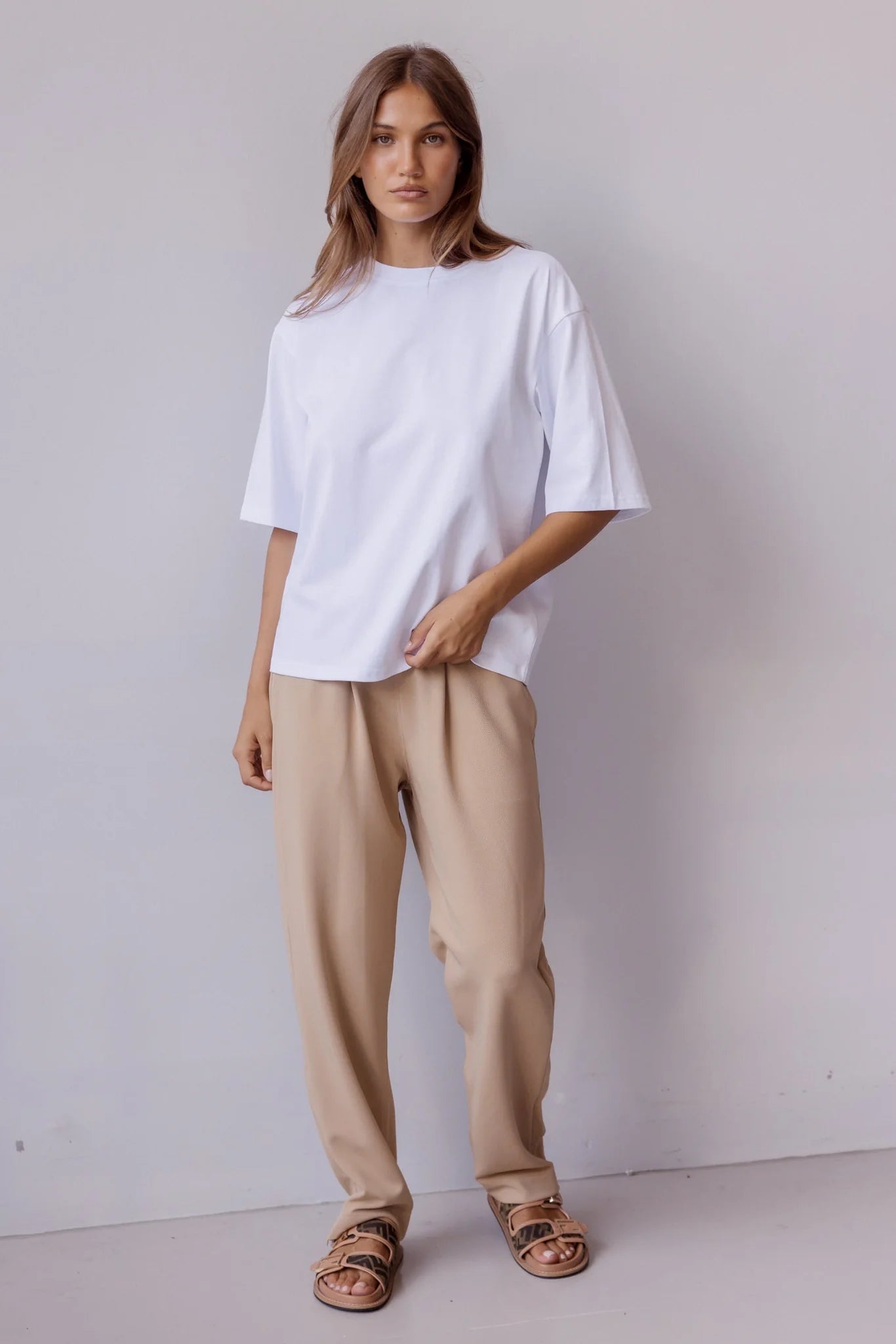 Relaxed Crew Neck Tee for Everyday Wear