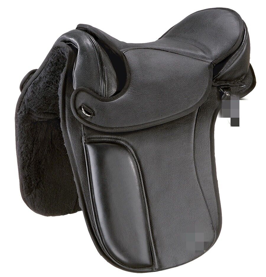 Treeless Synthetic Bareback Horse Saddle Tack Size 15" to 18" inches