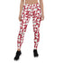 White cat silhouette on red Maroon Sooty women&