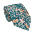 Emerald Strawberry Thief Liberty Tie