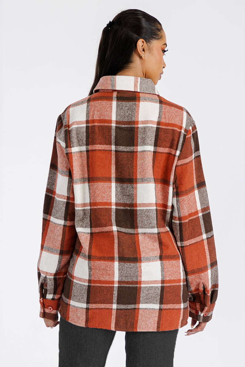 Boyfriend Oversized Soft Flannel Shacket FL502