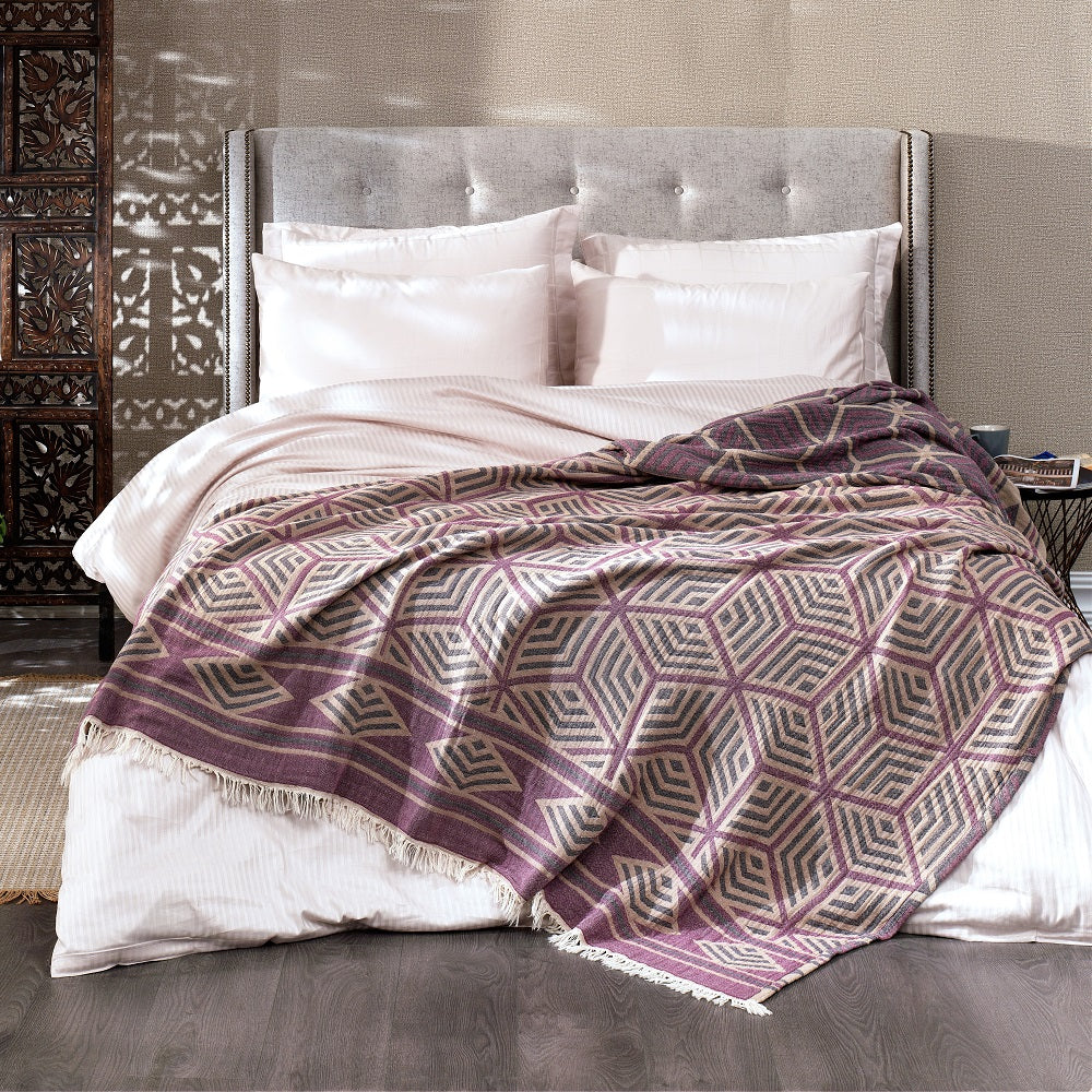 Ela Soft Jacquard Cotton Bedspread