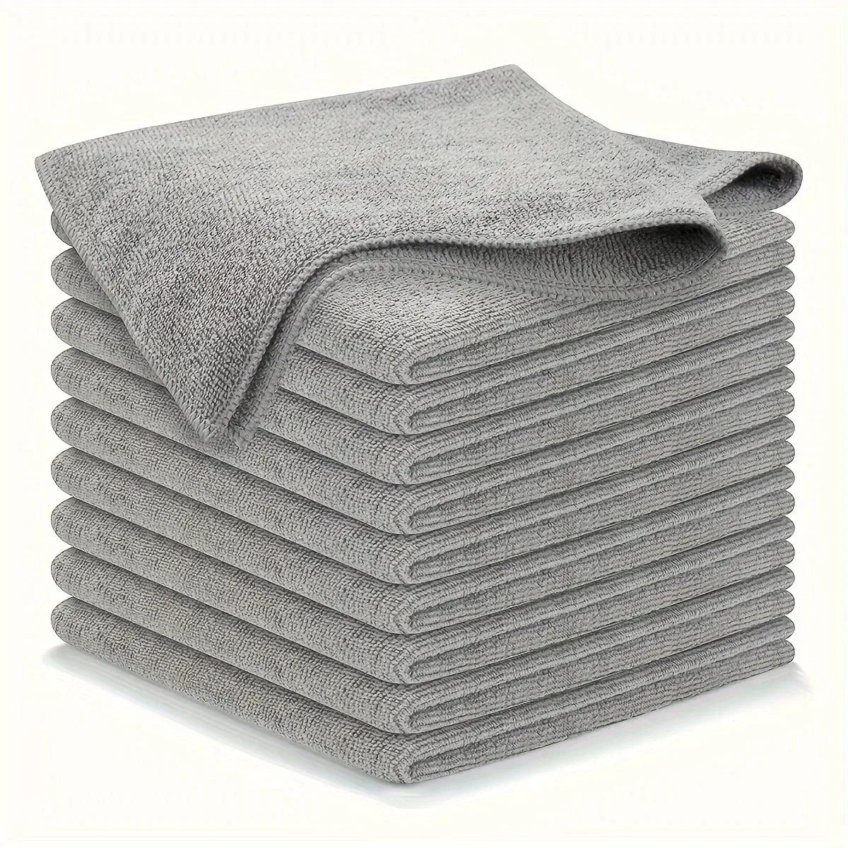 Thick Microfiber Cleaning Cloths Lint-Free Reusable