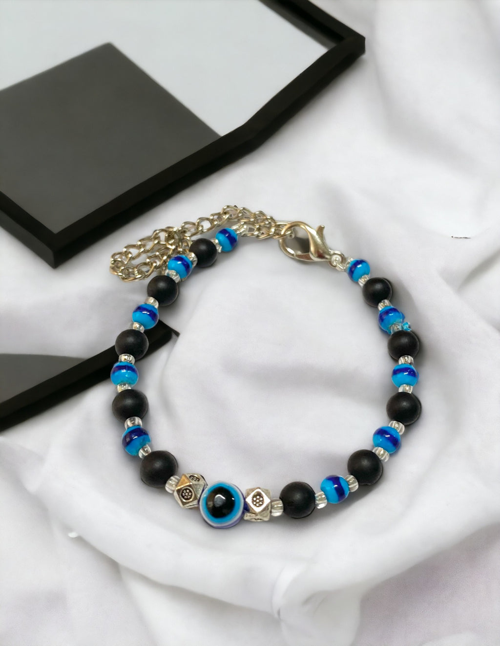 Fortune’s Shield Evil Eye Bracelet
