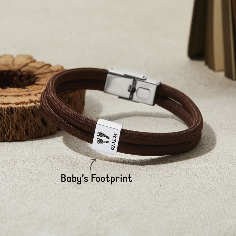 Miscarriage Gift for Dad, Baby Lost Gift, Angel Baby Bracelet