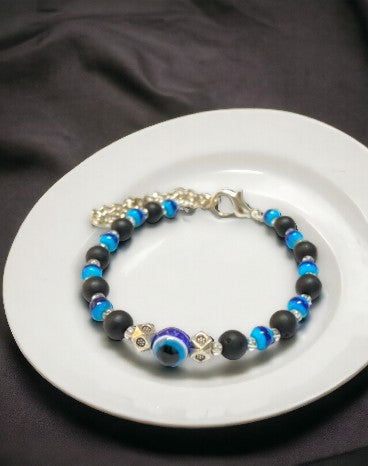 Fortune’s Shield Evil Eye Bracelet