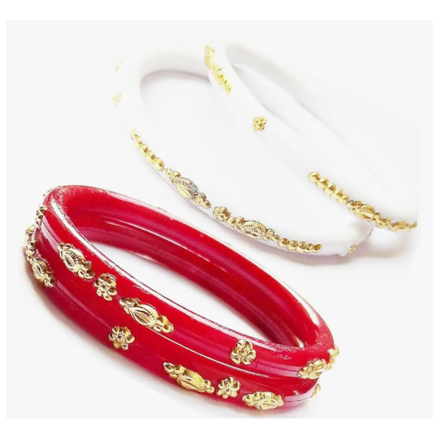 Commencement Sankha Pola Plastic bangles.