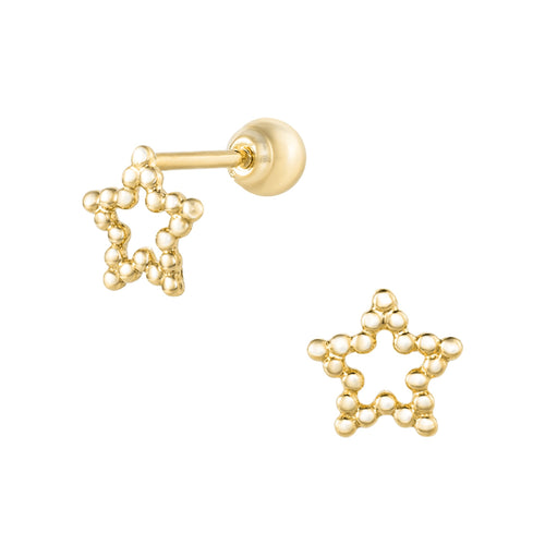 14K (58.5%) SOLID GOLD STELLA PIERCING