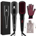 Miropure Enhanced Hair Straightener Brush with Anti-Scald